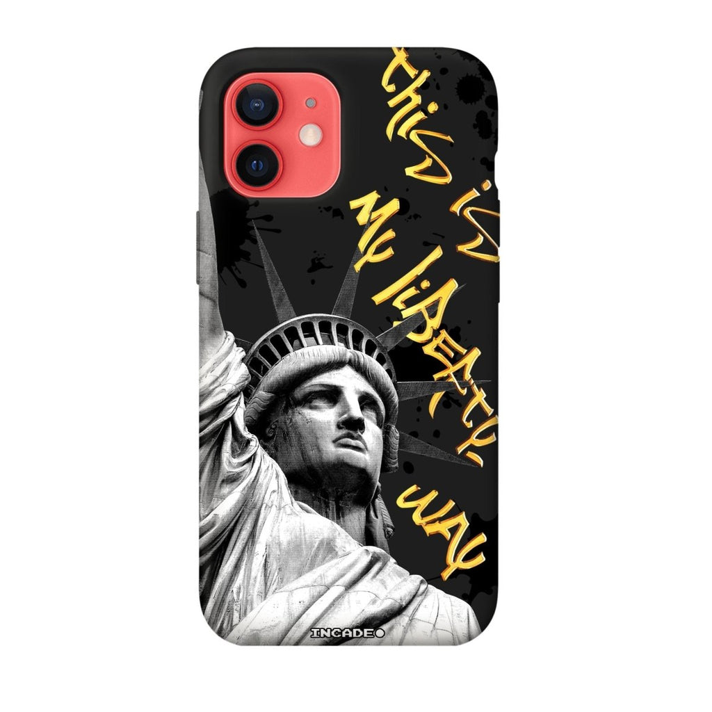 Чохол для iPhone 12 mini STATUE GREY - INCADE