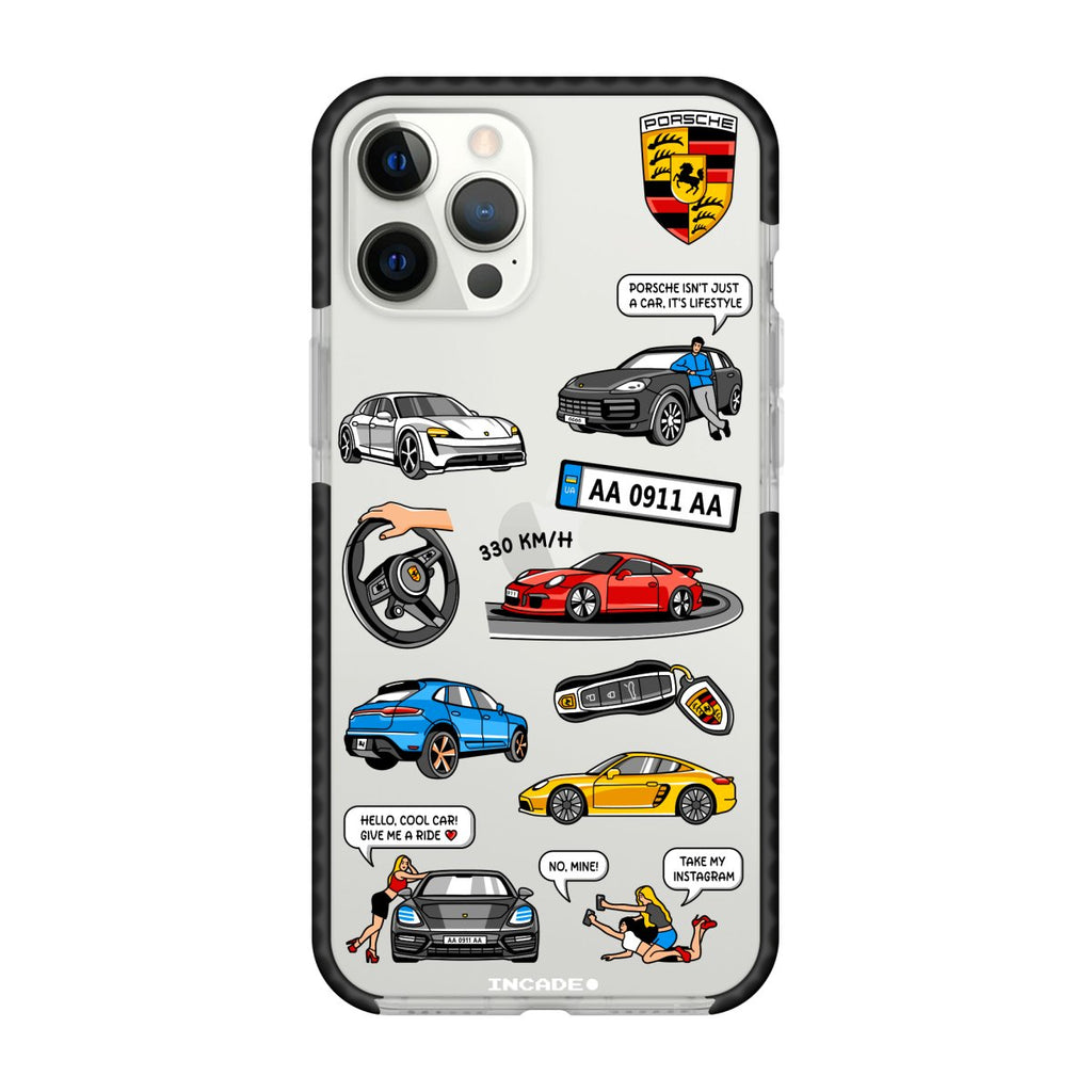 Чохол для iPhone 12 Pro Max PORSCHE - INCADE