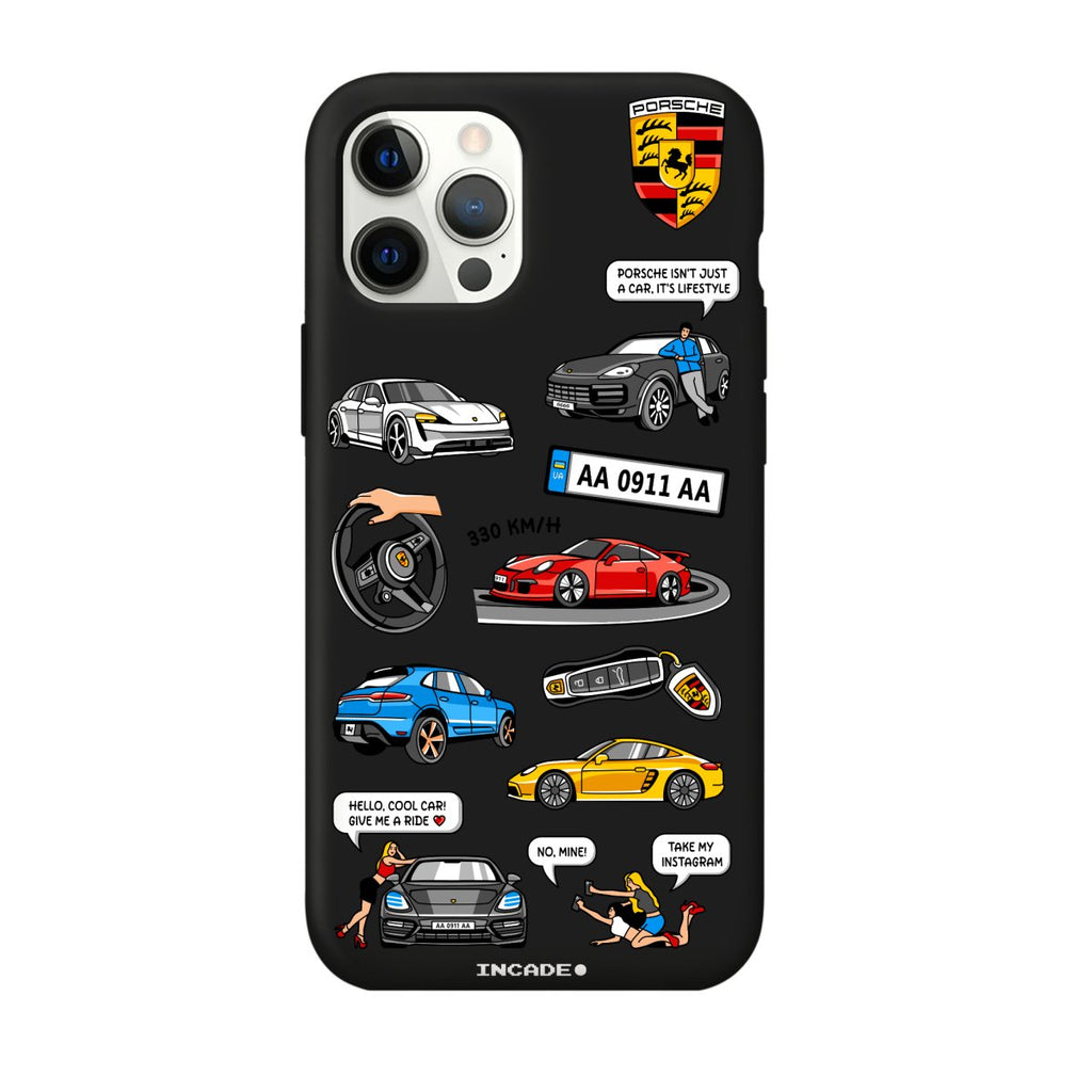 Чохол для iPhone 12 Pro Max PORSCHE - INCADE