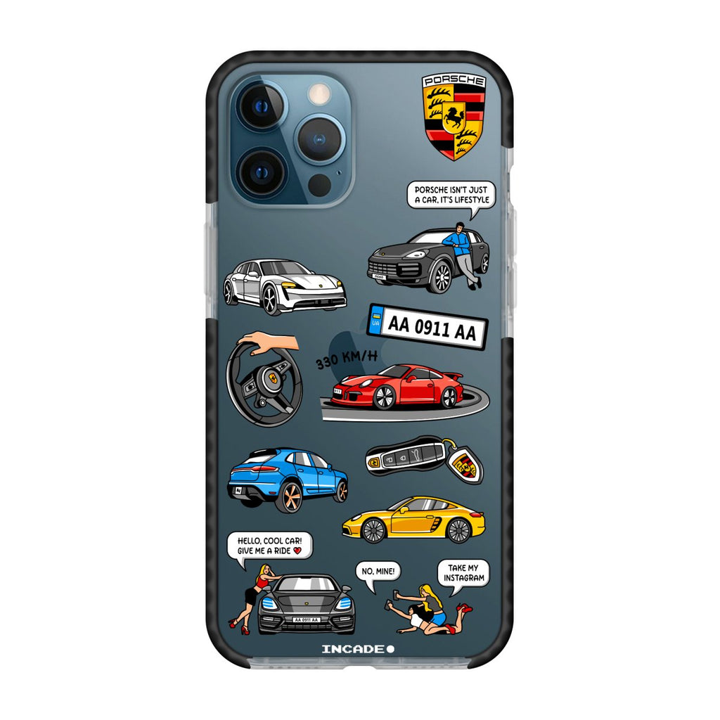 Чохол для iPhone 12 Pro Max PORSCHE - INCADE