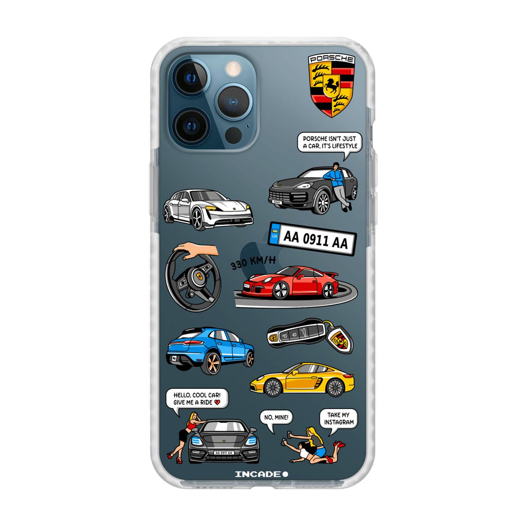 Чохол для iPhone 12 Pro Max PORSCHE - INCADE