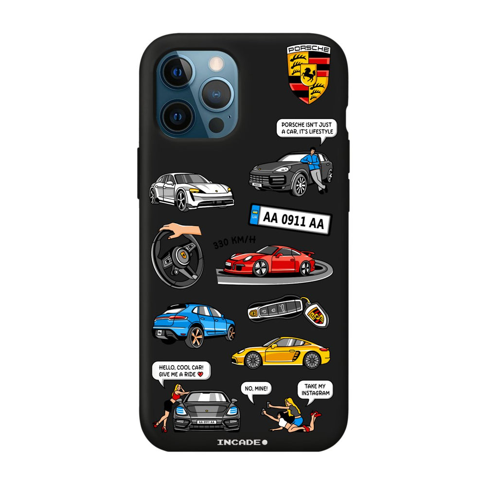 Чохол для iPhone 12 Pro Max PORSCHE - INCADE