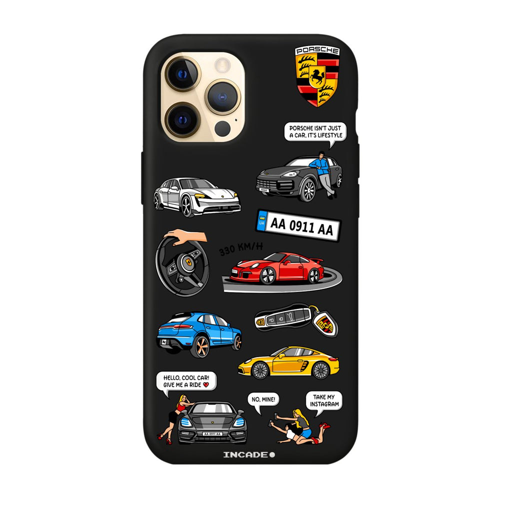 Чохол для iPhone 12 Pro Max PORSCHE - INCADE