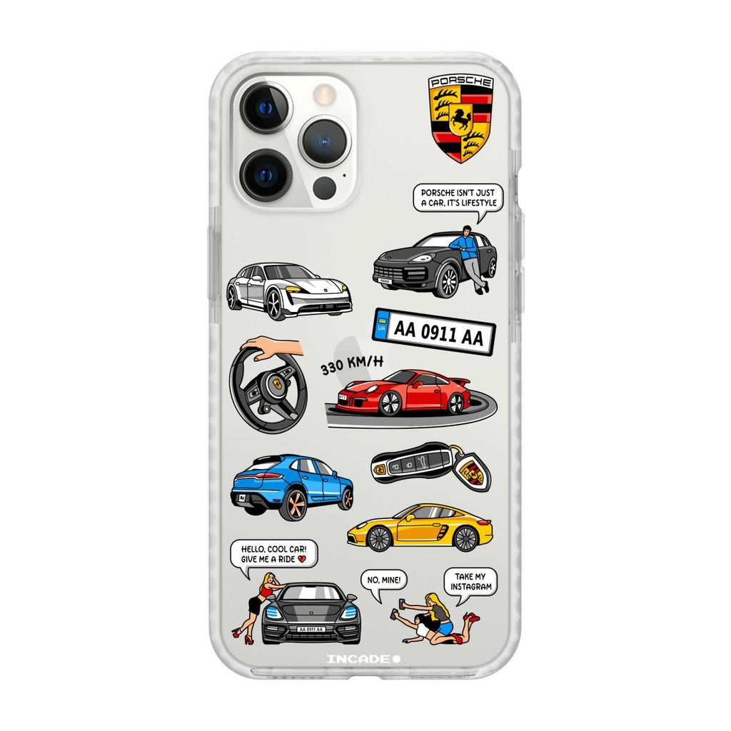 Чохол для iPhone 12 Pro Max PORSCHE - INCADE