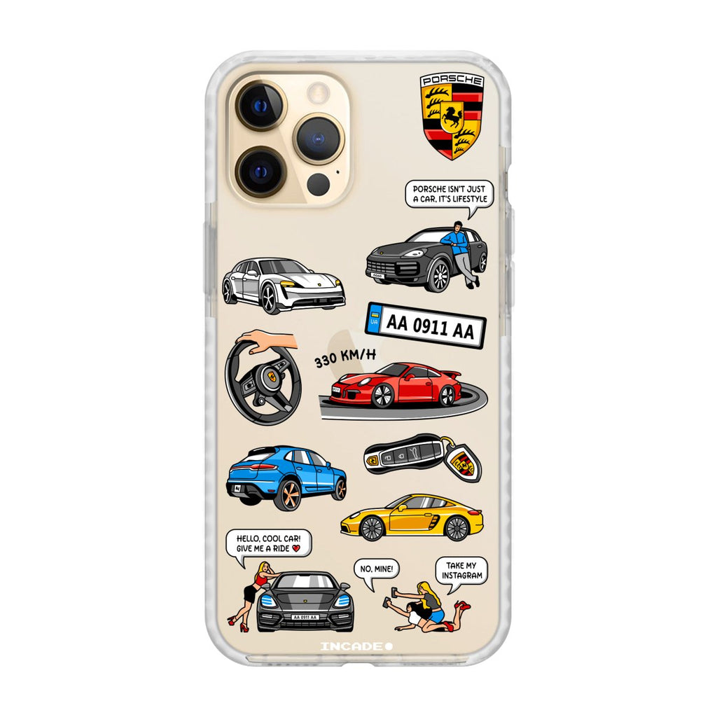 Чохол для iPhone 12 Pro Max PORSCHE - INCADE