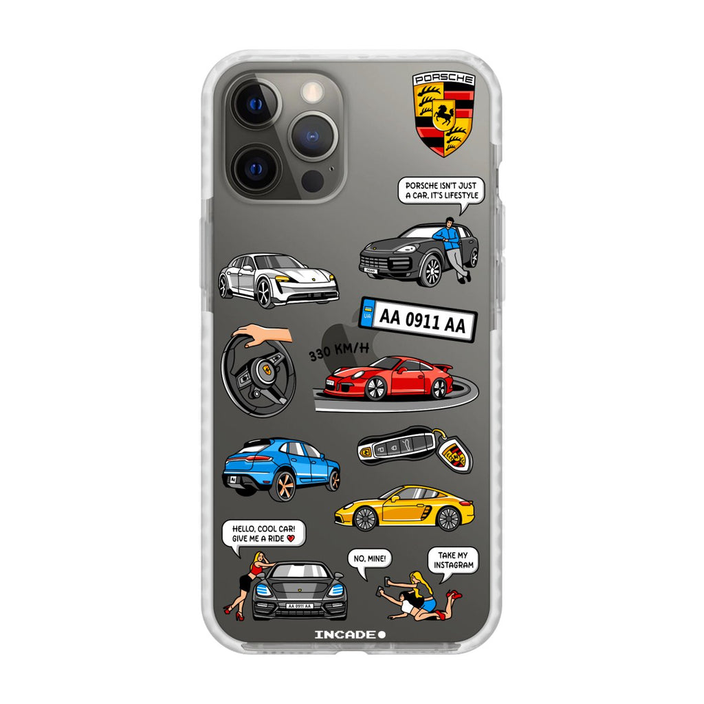 Чохол для iPhone 12 Pro Max PORSCHE - INCADE