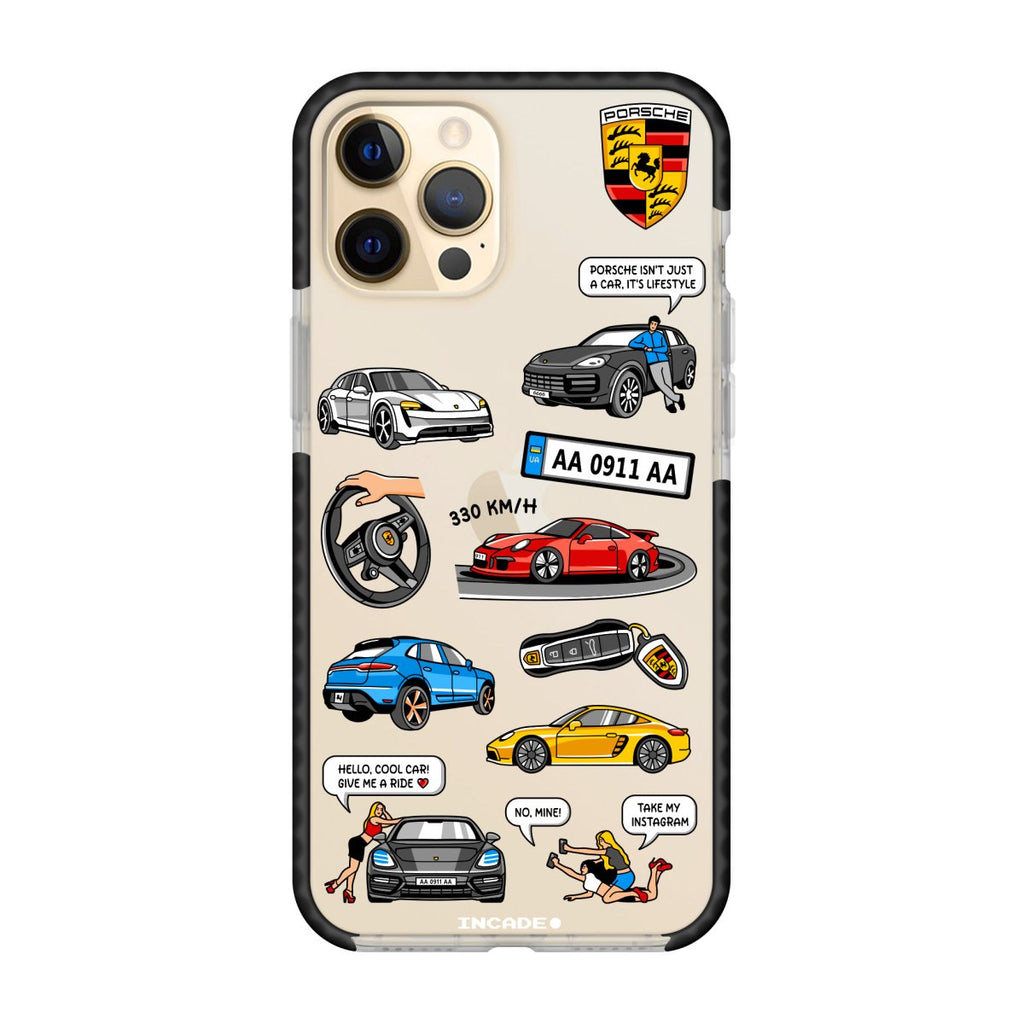 Чохол для iPhone 12 Pro Max PORSCHE - INCADE