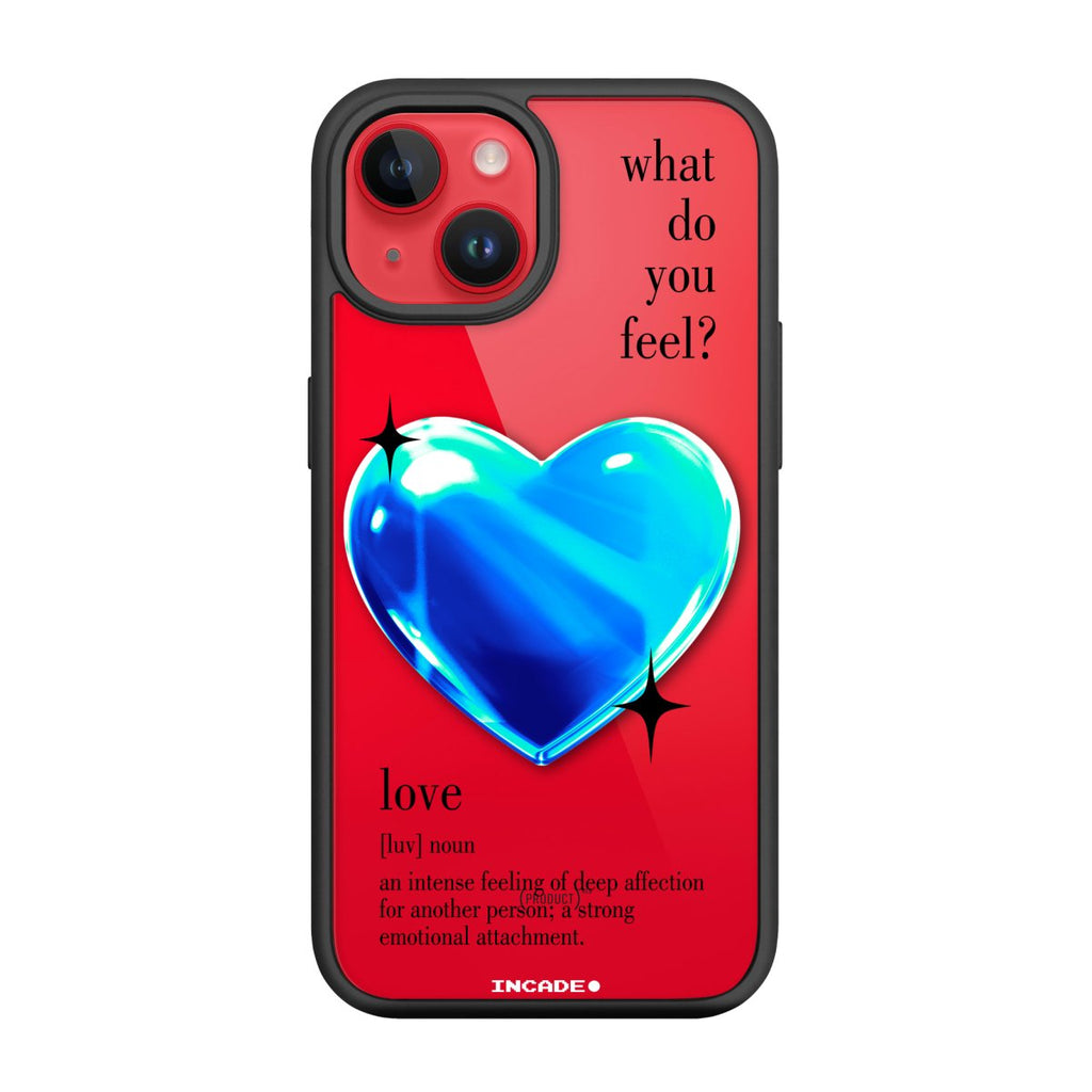 Чохол для iPhone 13 1 heart blue - INCADE
