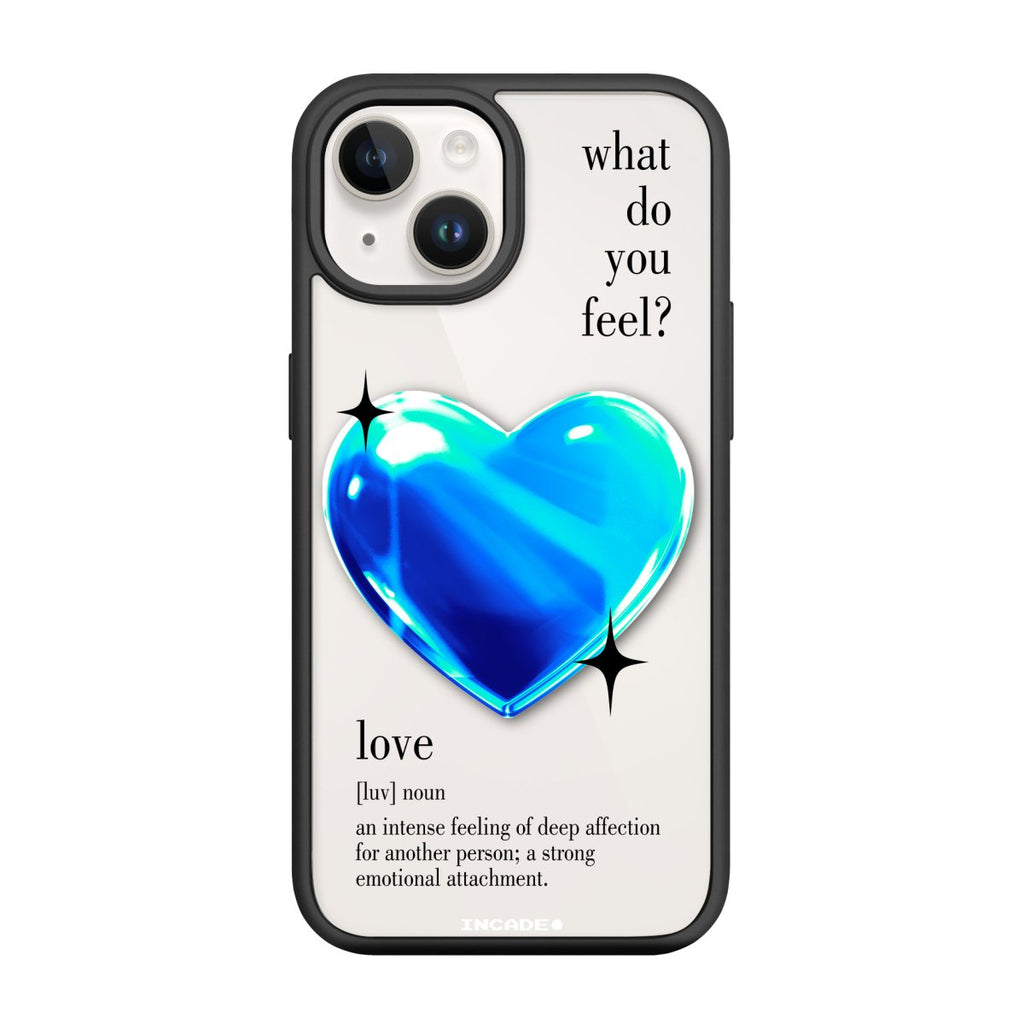 Чохол для iPhone 13 1 heart blue - INCADE