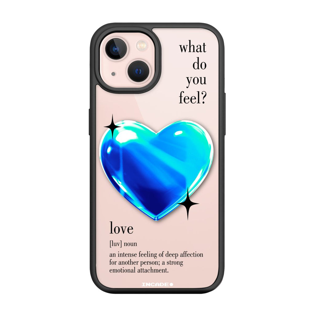 Чохол для iPhone 13 1 heart blue - INCADE