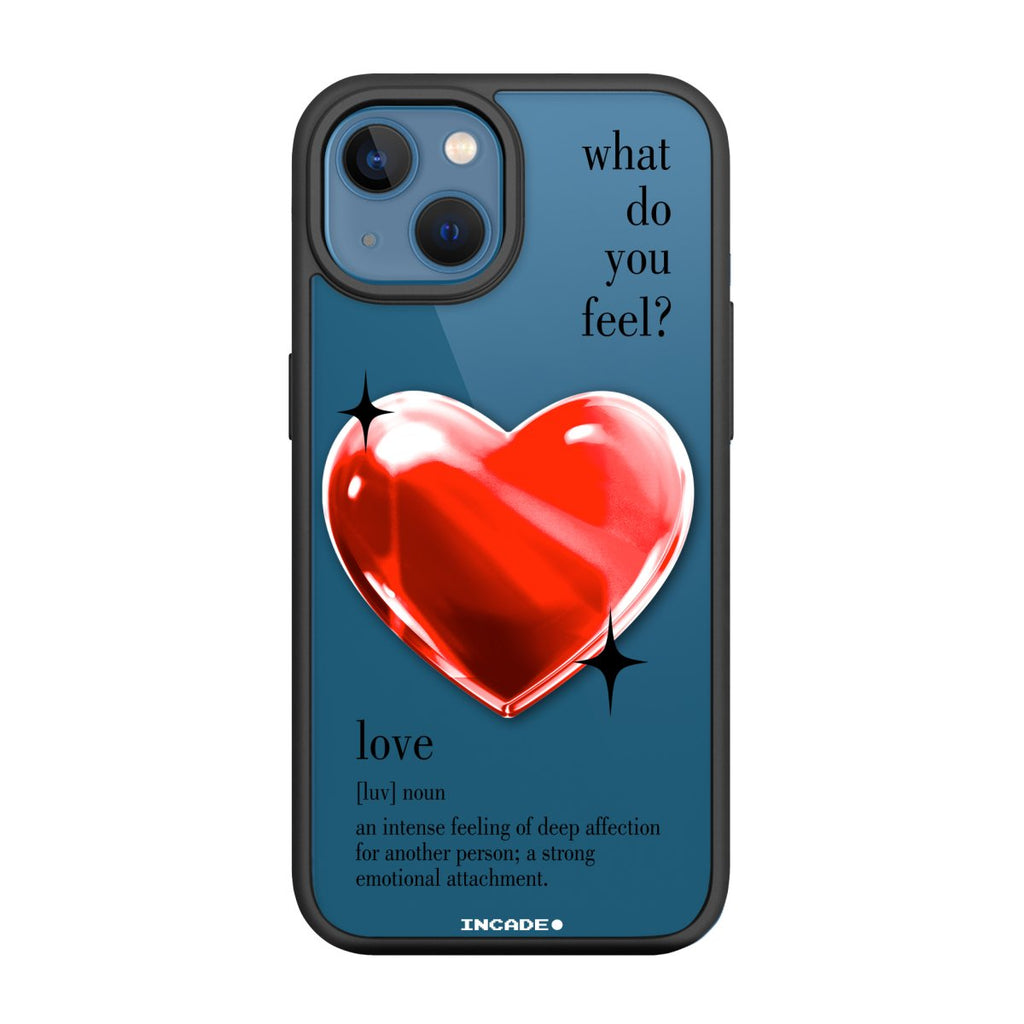 Чохол для iPhone 13 1 heart red - INCADE