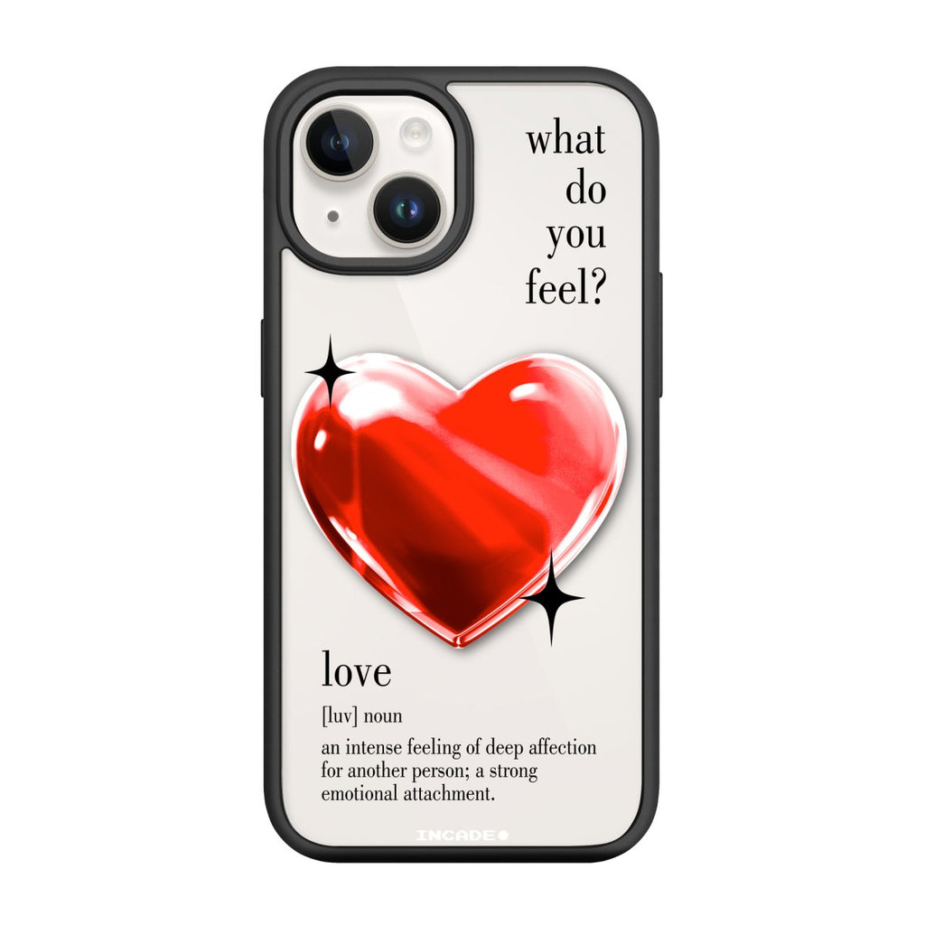 Чохол для iPhone 13 1 heart red - INCADE