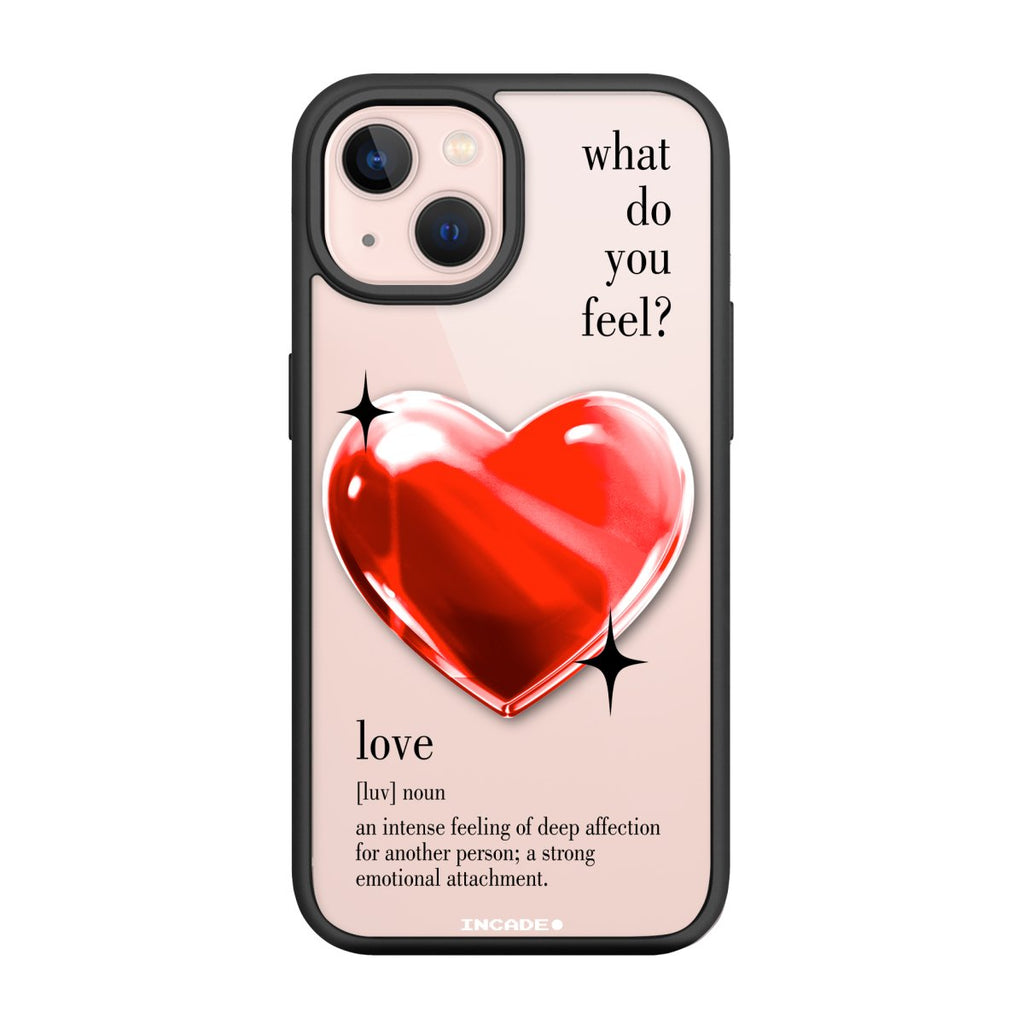 Чохол для iPhone 13 1 heart red - INCADE