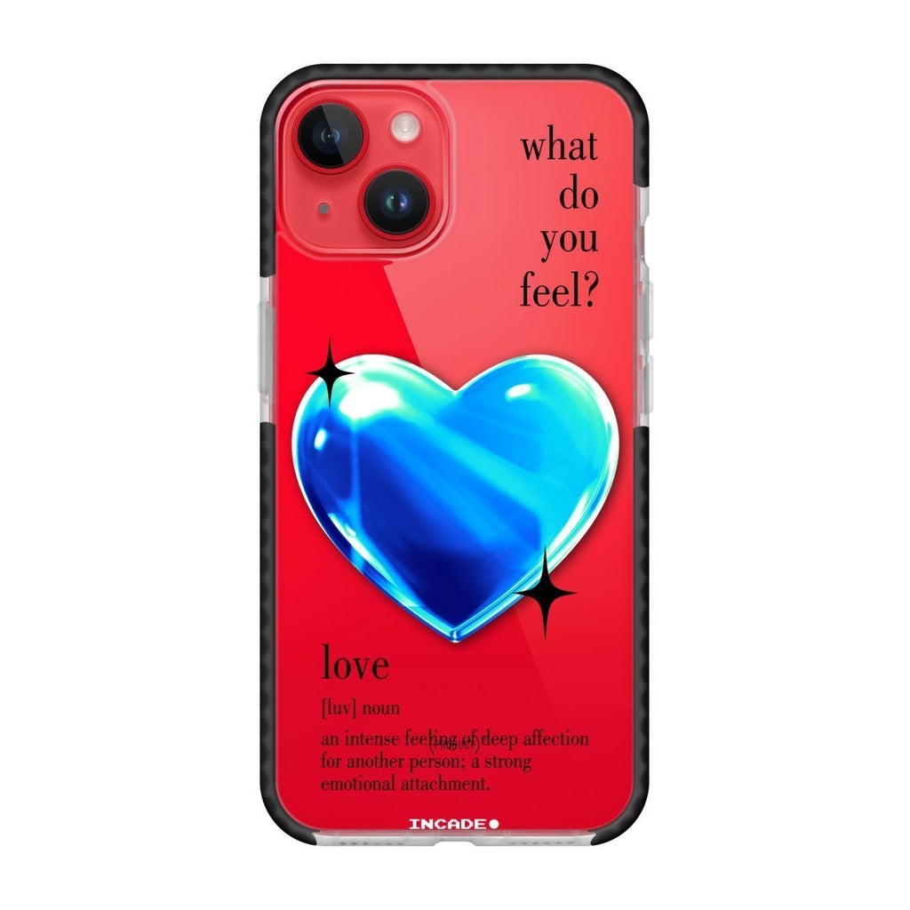 Чохол для iPhone 13 mini 1 heart blue - INCADE