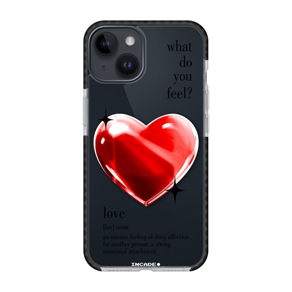 Чохол для iPhone 13 mini 1 heart red - INCADE