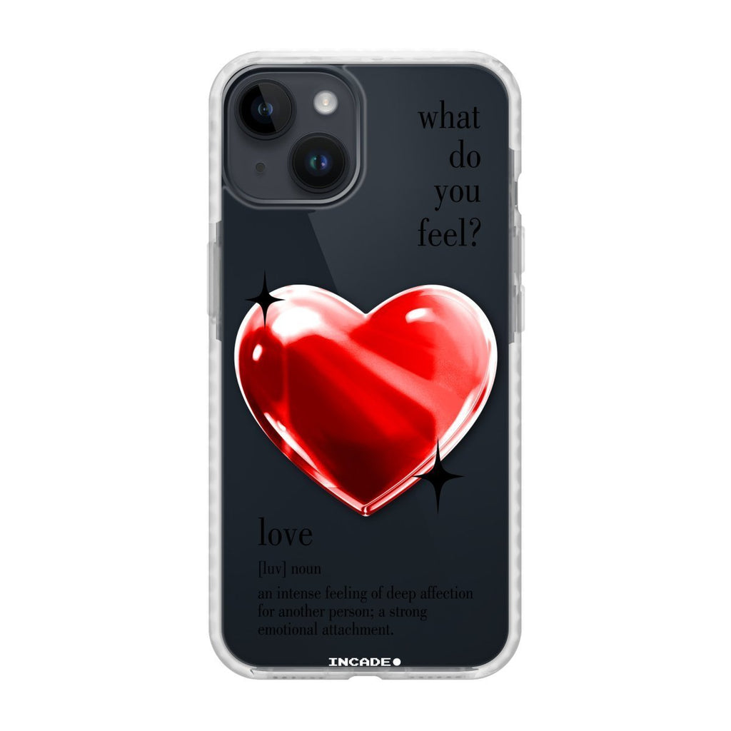Чохол для iPhone 13 mini 1 heart red - INCADE