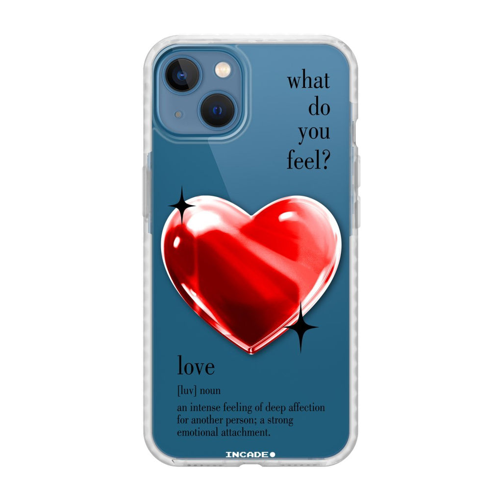 Чохол для iPhone 13 mini 1 heart red - INCADE