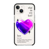 Чохол для iPhone 13 mini з принтом 1 heart violet