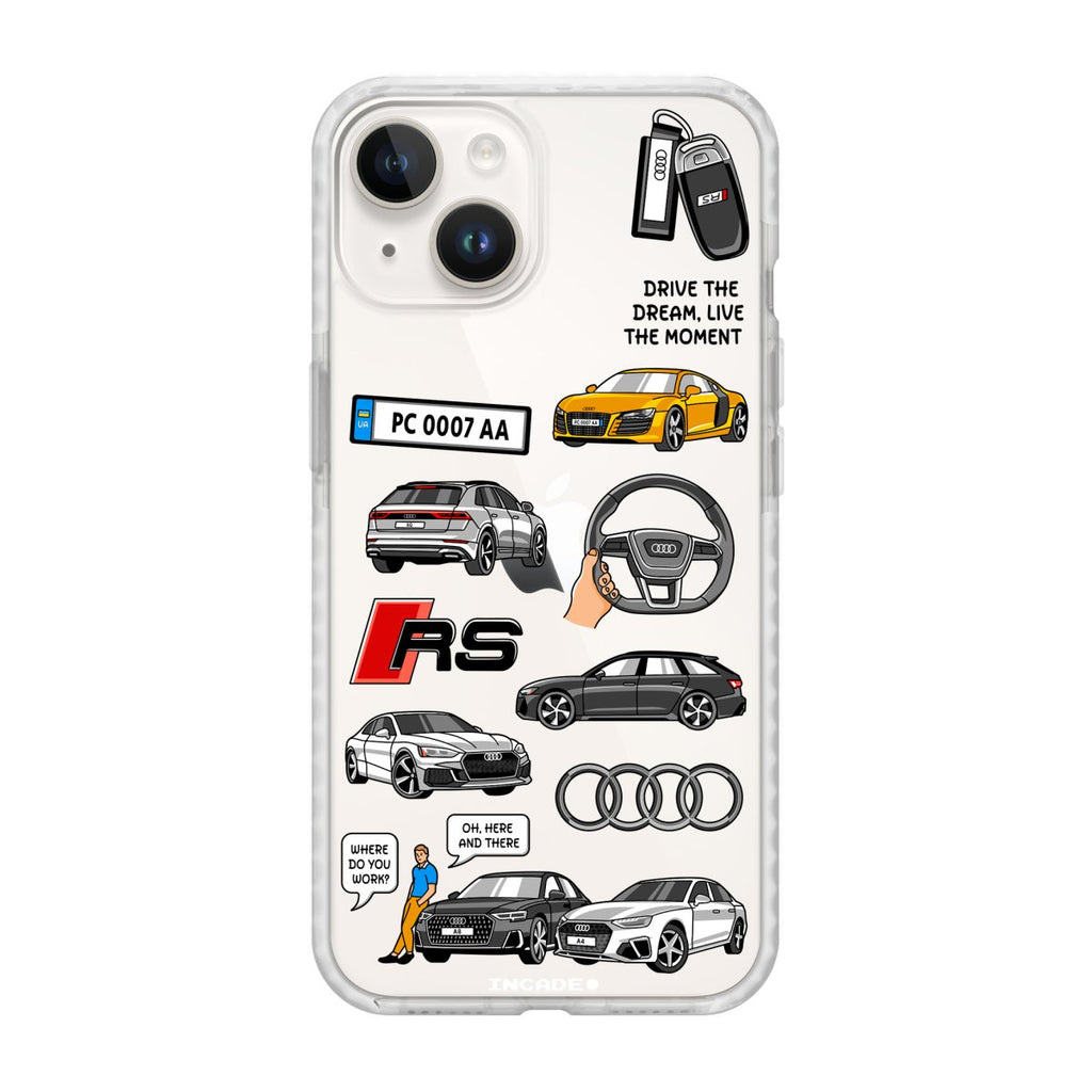 Чохол для iPhone 13 mini AUDI - INCADE