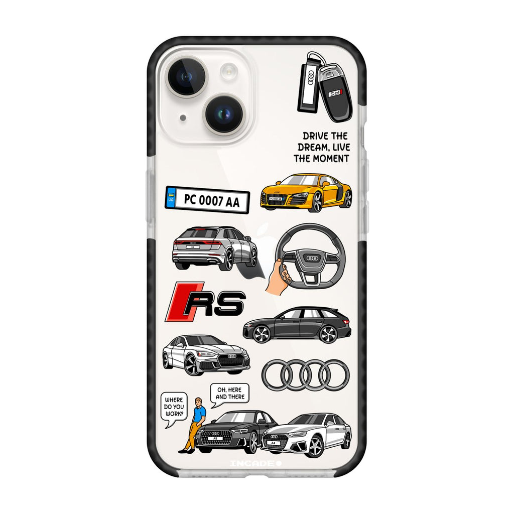 Чохол для iPhone 13 mini AUDI - INCADE
