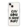 Чохол для iPhone 13 mini з принтом kyiv black