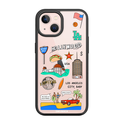Чохол для iPhone 13 mini з принтом LOS ANGELES