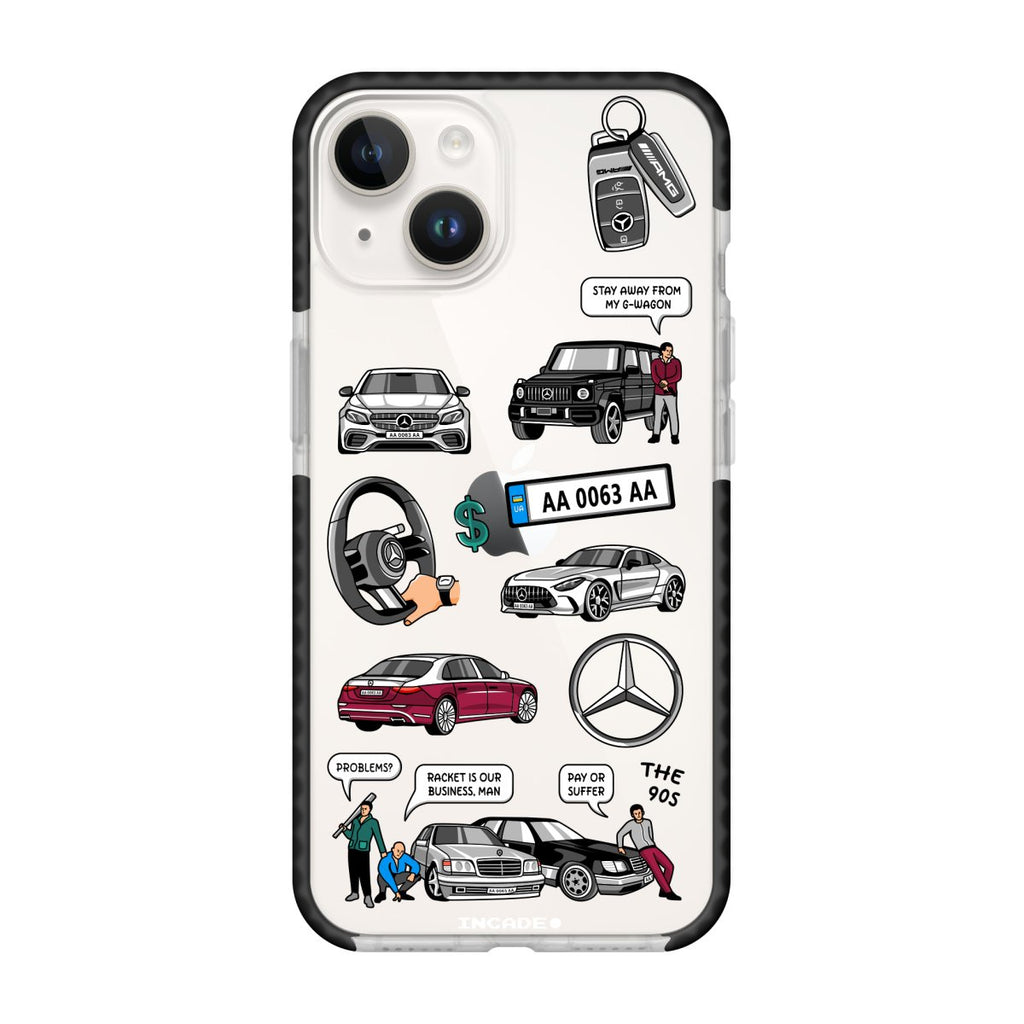 Чохол для iPhone 13 mini MERCEDES - INCADE