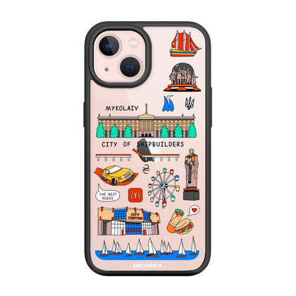 Чохол для iPhone 13 mini з принтом MYKOLAIV