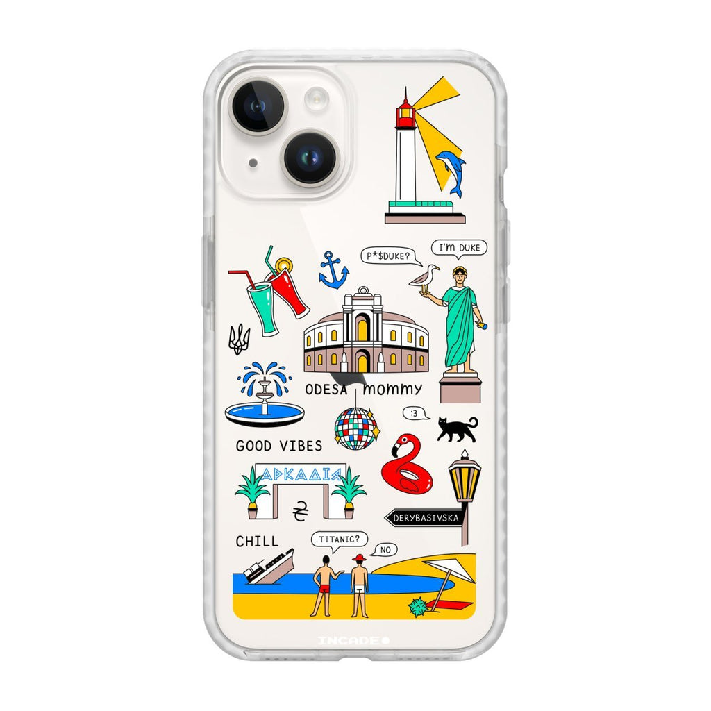 Чохол для iPhone 13 mini з принтом ODESA
