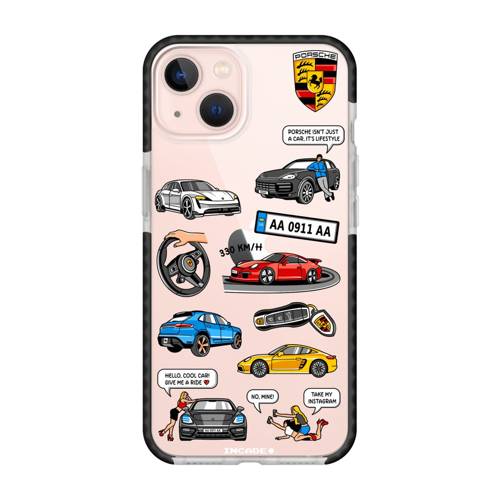 Чохол для iPhone 13 mini PORSCHE - INCADE