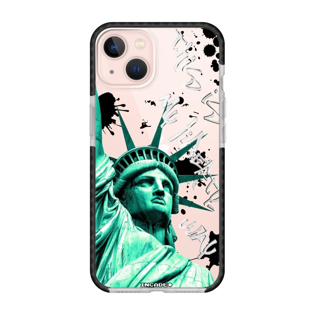 Чохол для iPhone 13 mini STATUE GREEN - INCADE