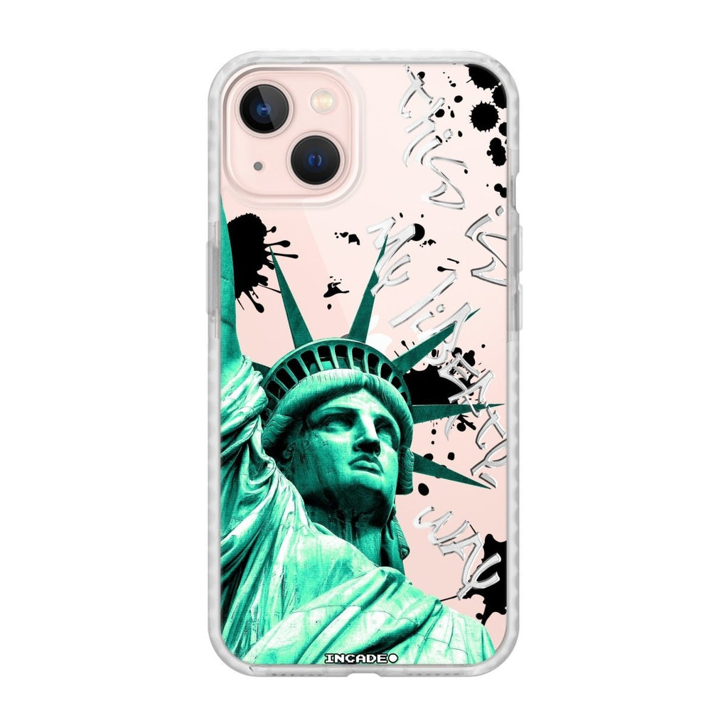 Чохол для iPhone 13 mini STATUE GREEN - INCADE