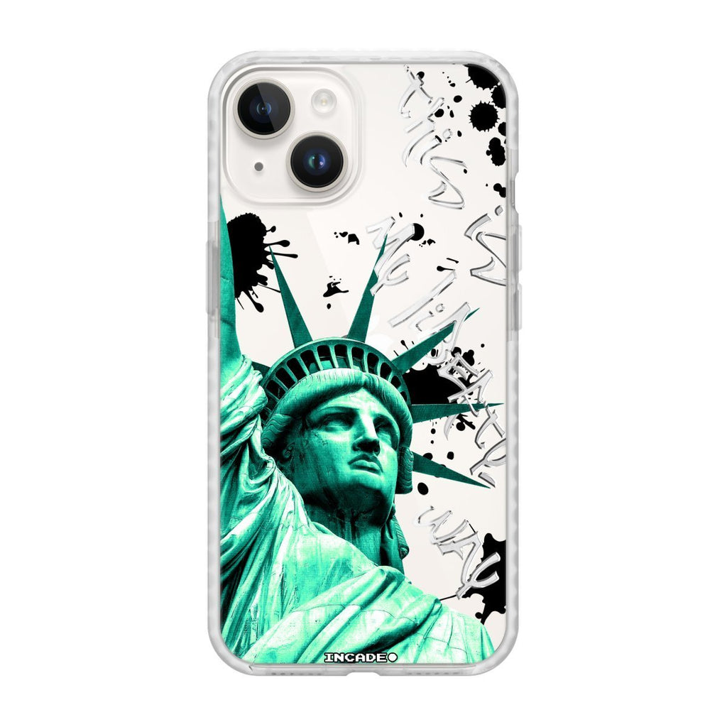 Чохол для iPhone 13 mini STATUE GREEN - INCADE