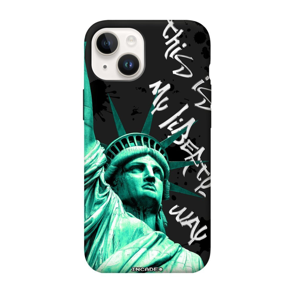 Чохол для iPhone 13 mini STATUE GREEN - INCADE