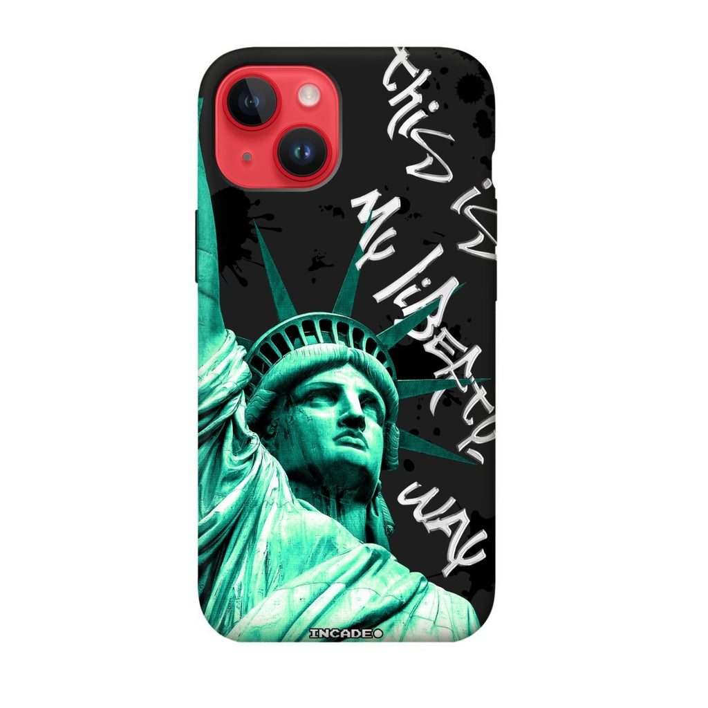 Чохол для iPhone 13 mini STATUE GREEN - INCADE