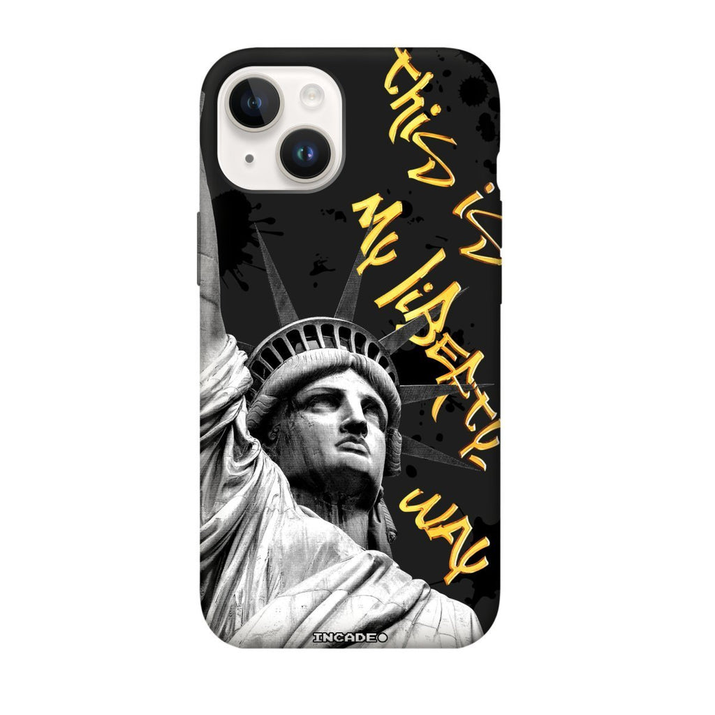 Чохол для iPhone 13 mini STATUE GREY - INCADE