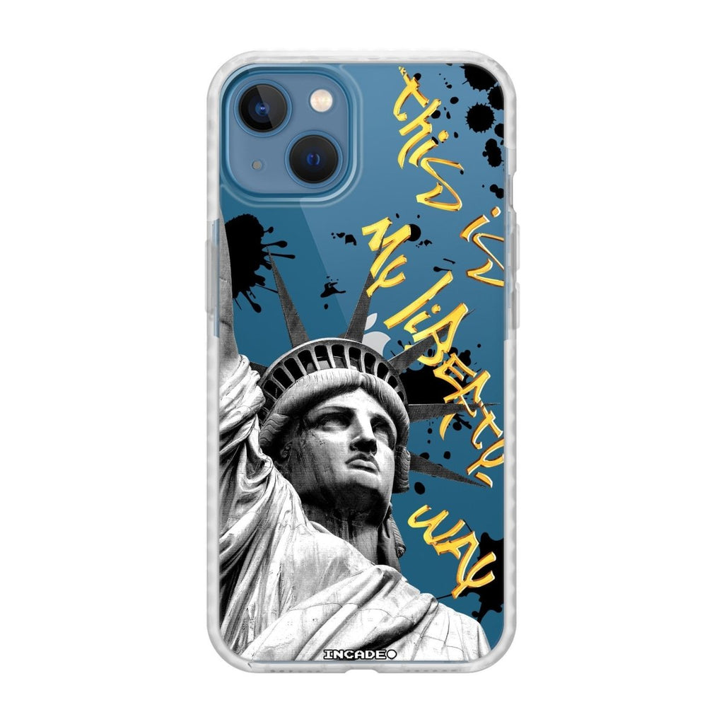 Чохол для iPhone 13 mini STATUE GREY - INCADE