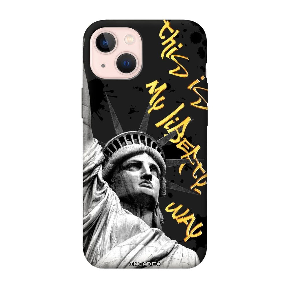 Чохол для iPhone 13 mini STATUE GREY - INCADE