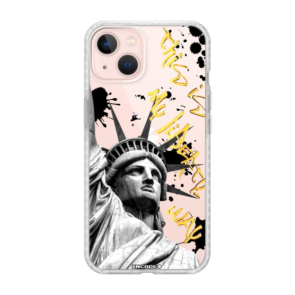 Чохол для iPhone 13 mini STATUE GREY - INCADE