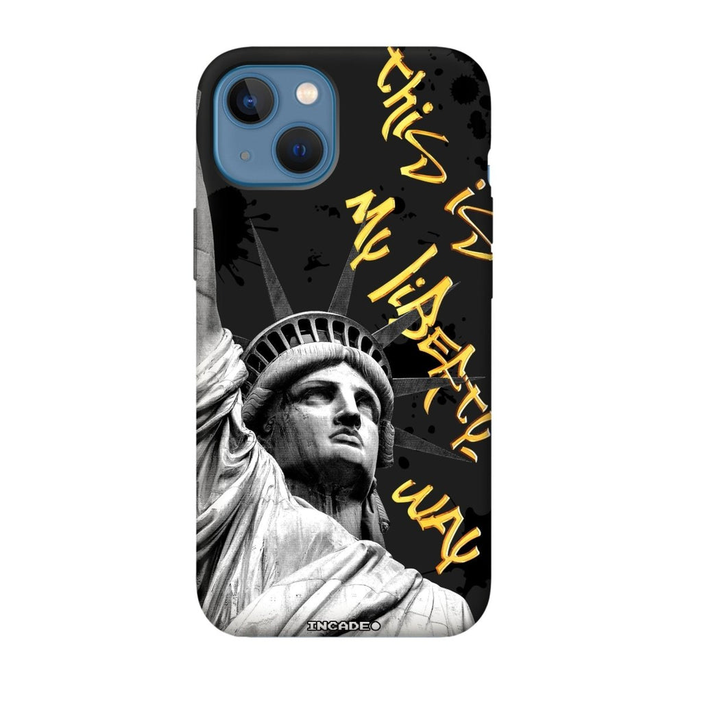 Чохол для iPhone 13 mini STATUE GREY - INCADE