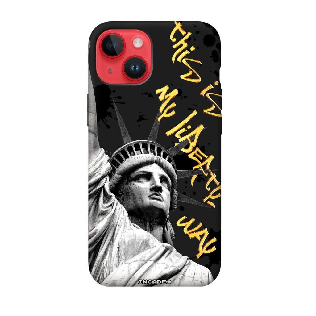 Чохол для iPhone 13 mini STATUE GREY - INCADE