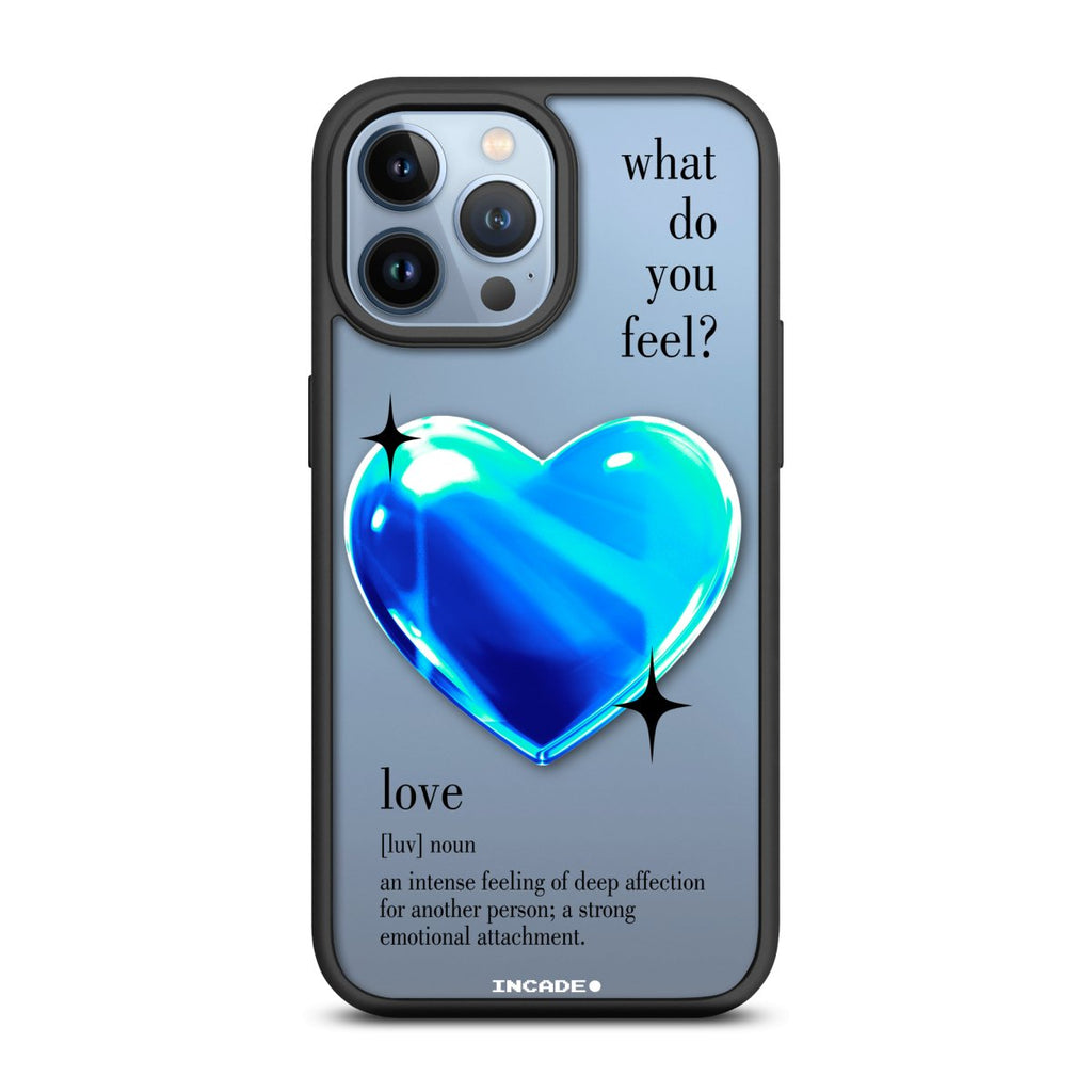 Чохол для iPhone 13 Pro 1 heart blue - INCADE