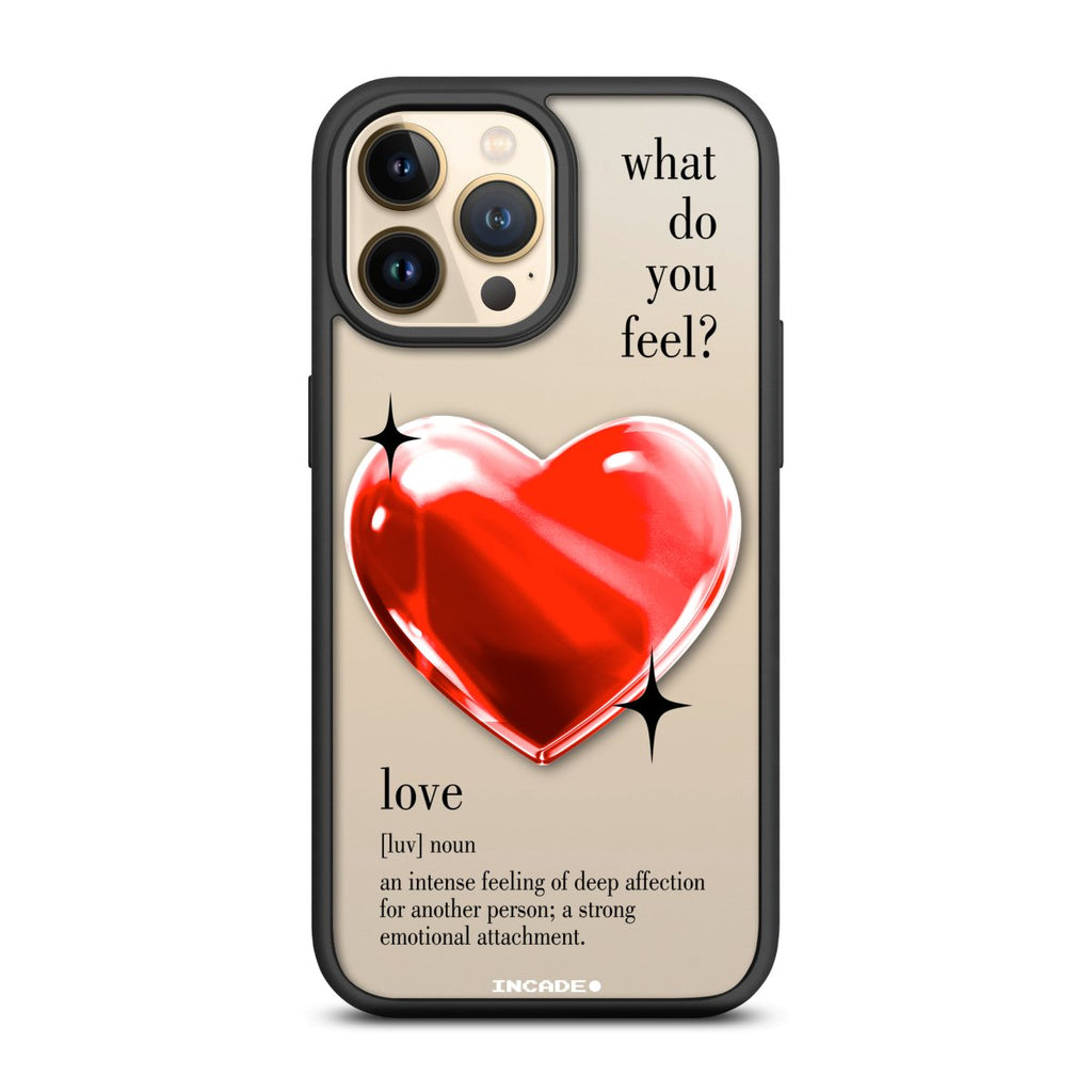 Чохол для iPhone 13 Pro 1 heart red - INCADE