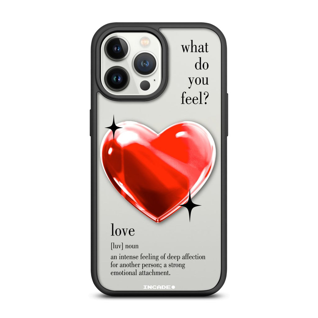 Чохол для iPhone 13 Pro 1 heart red - INCADE