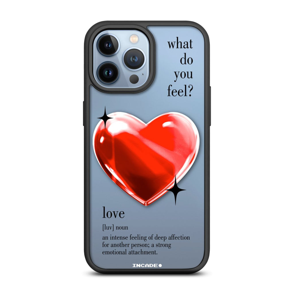Чохол для iPhone 13 Pro 1 heart red - INCADE