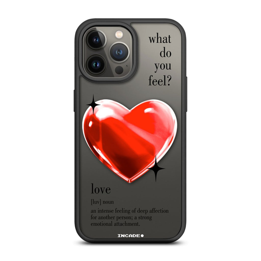 Чохол для iPhone 13 Pro 1 heart red - INCADE