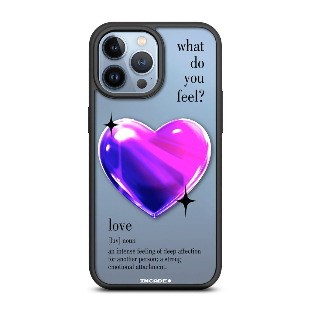 Чохол для iPhone 13 Pro 1 heart violet - INCADE