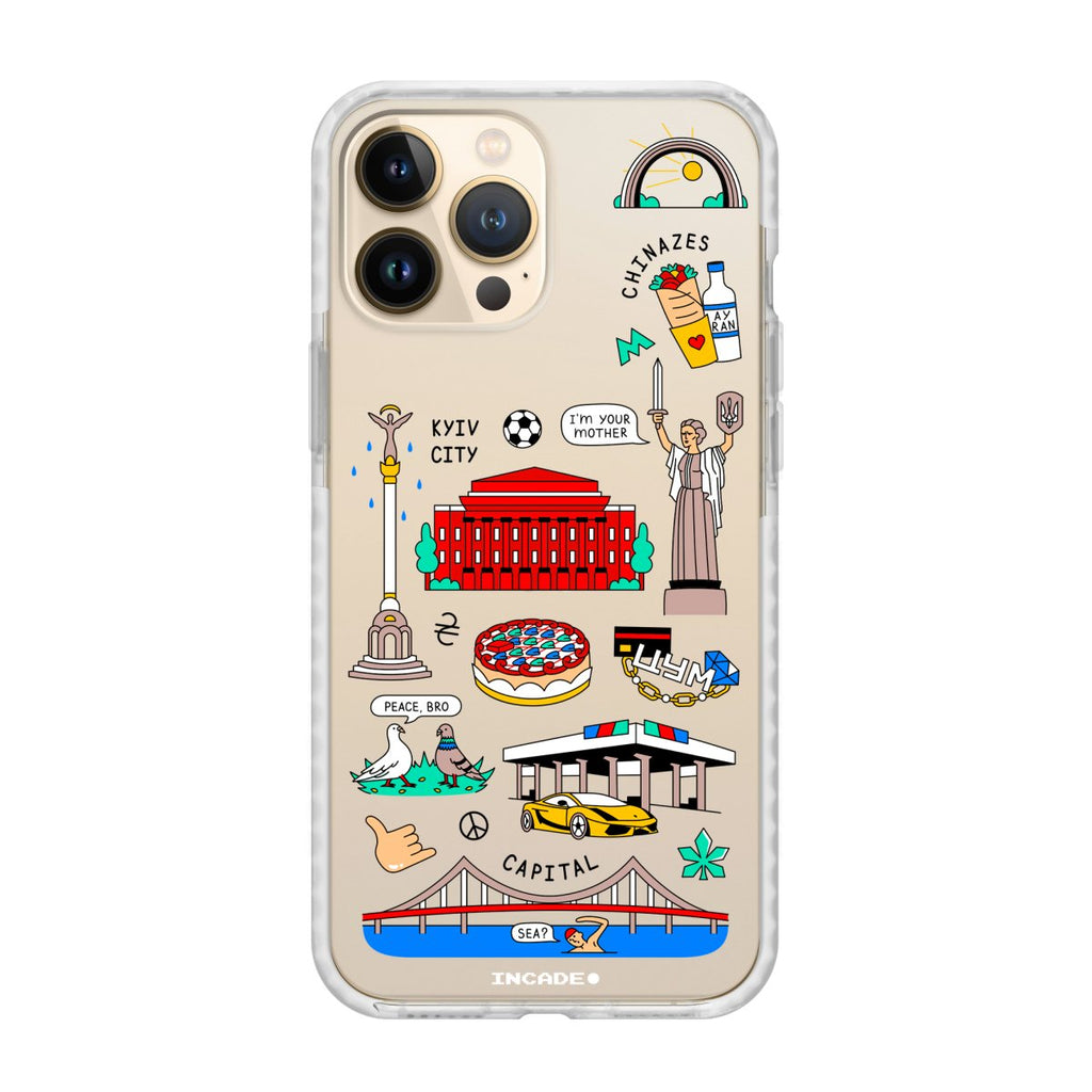 Чохол для iPhone 13 Pro KYIV - INCADE