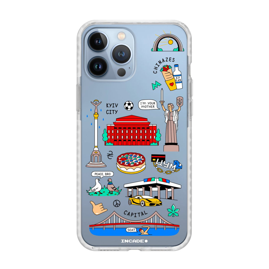 Чохол для iPhone 13 Pro KYIV - INCADE