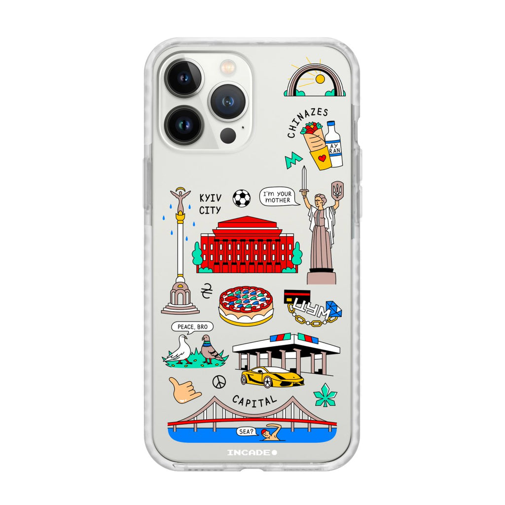 Чохол для iPhone 13 Pro KYIV - INCADE